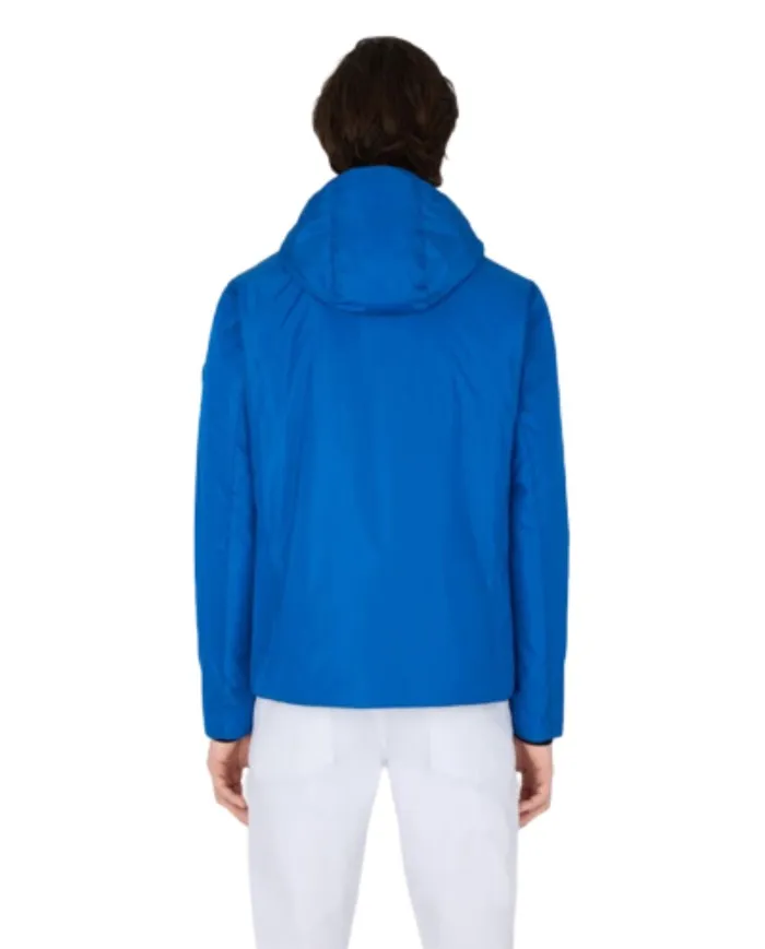 SAVE THE DUCK Giacca Uomo Perseus Mega14 P-EE Impermeabile Cappuccio Verde 90034 ASTRAL BLUE