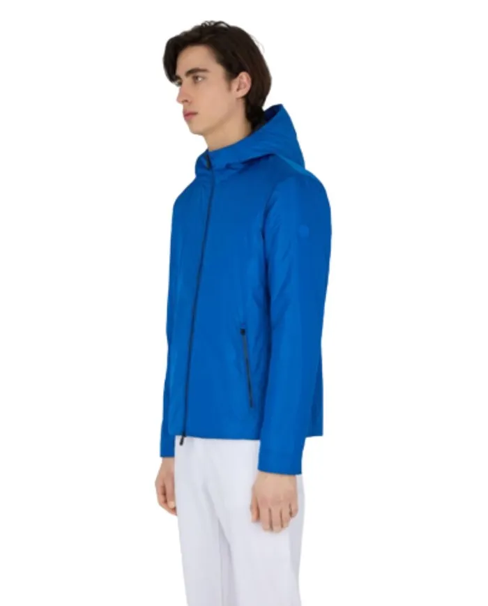 SAVE THE DUCK Giacca Uomo Perseus Mega14 P-EE Impermeabile Cappuccio Verde 90034 ASTRAL BLUE
