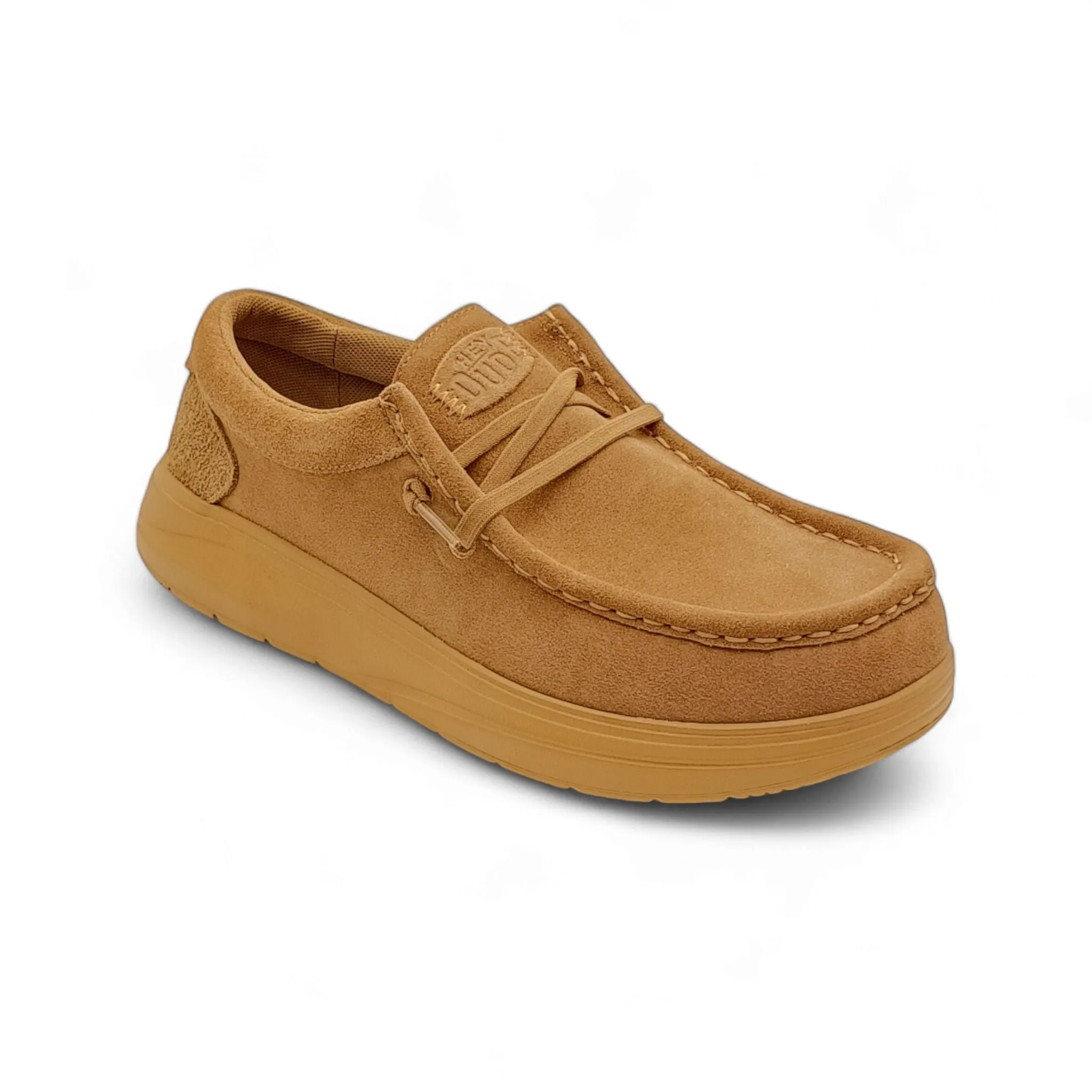 Scarpa Uomo Hey Dude 41975/77h wally xtra suede golden yellow