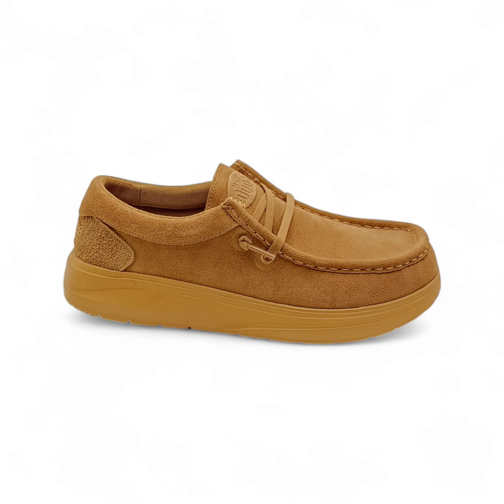 Scarpa Uomo Hey Dude 41975/77h wally xtra suede golden yellow
