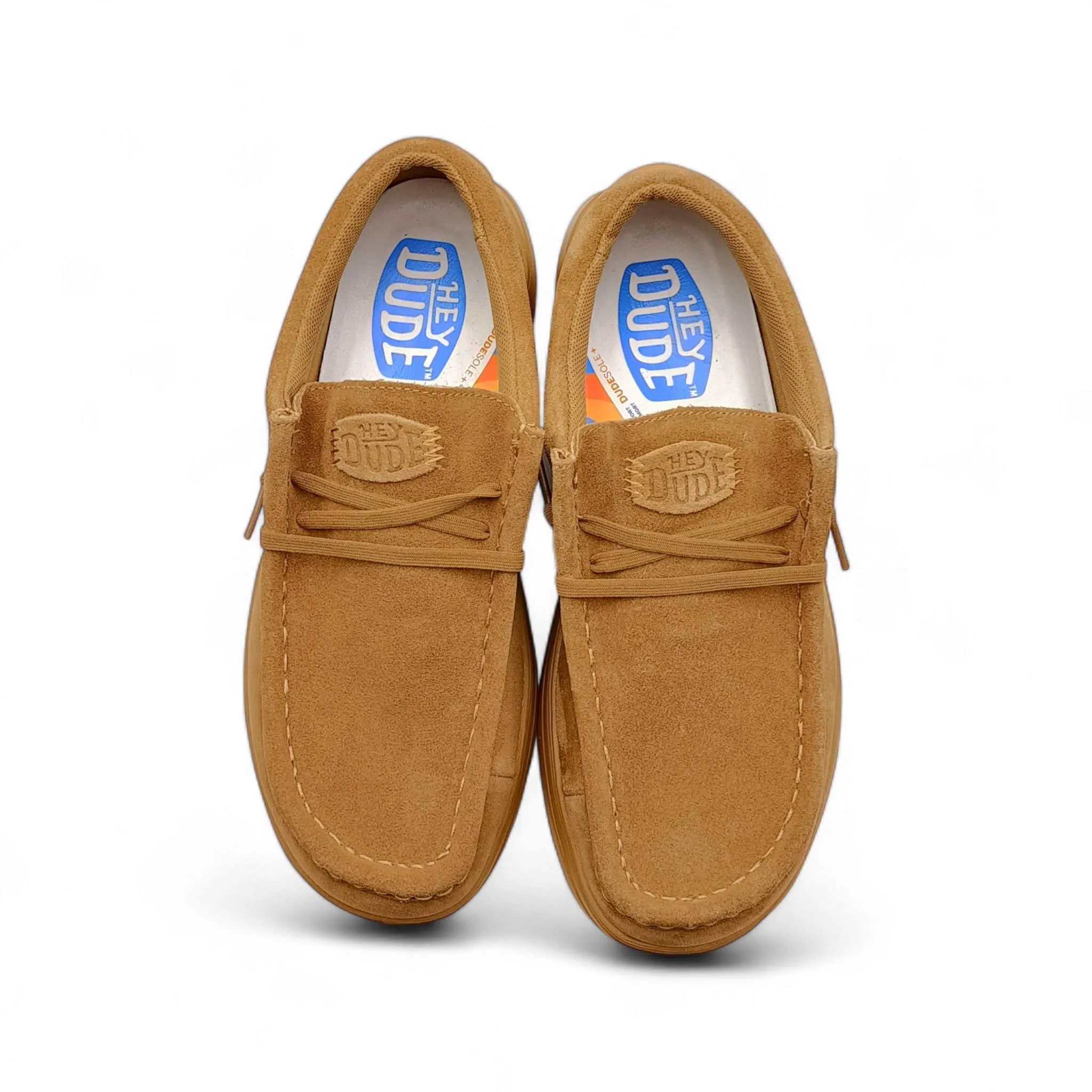 Scarpa Uomo Hey Dude 41975/77h wally xtra suede golden yellow