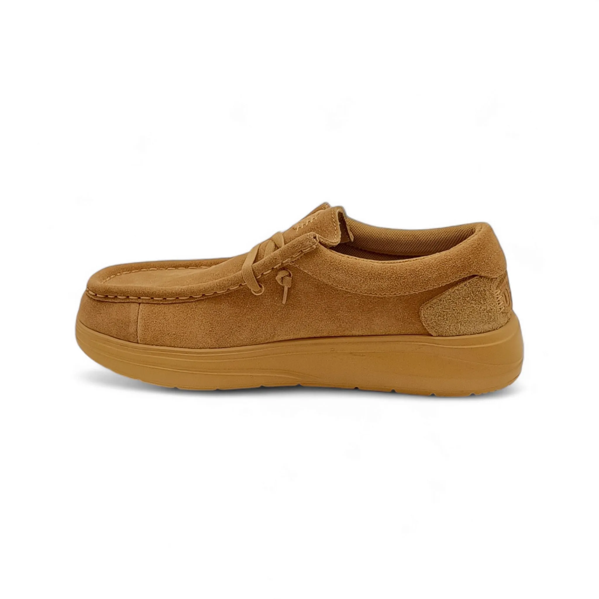 Scarpa Uomo Hey Dude 41975/77h wally xtra suede golden yellow