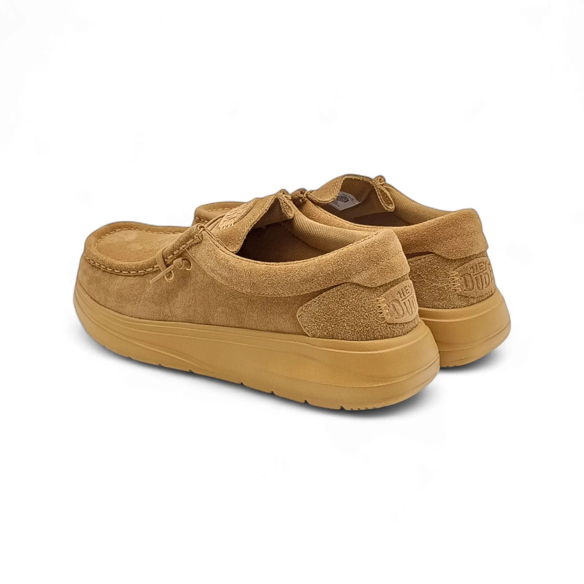 Scarpa Uomo Hey Dude 41975/77h wally xtra suede golden yellow