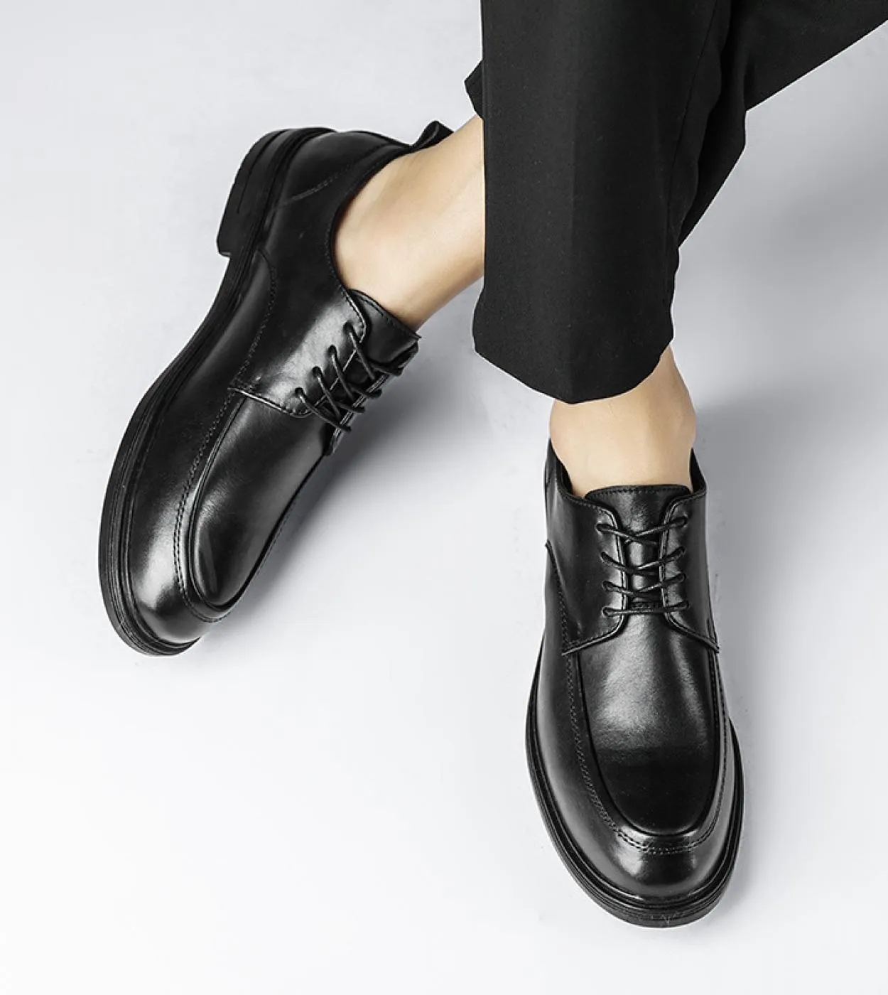 Scarpe casual da uomo in pelle Oxford da lavoro di moda italiana nera per uomo Scarpe da guida da uomo in morbida pelle fatte a