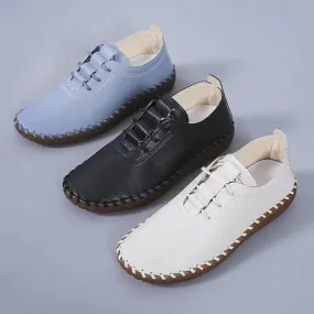 Scarpe da ginnastica Scarpe da donna Mocassini con plateau Lace Up Appartamenti in pelle 2023 Tendenza Primavera Casual Mamma Sc