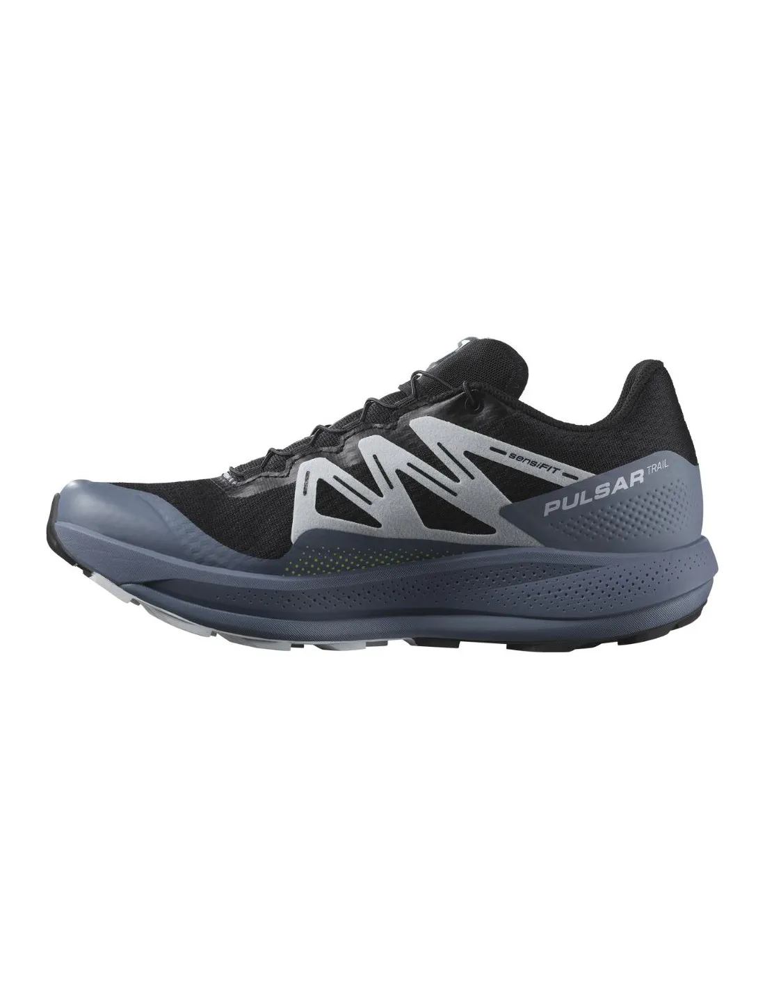 Scarpe da Trail Salomon Pulsar Trail Nere / China Blue / Arctic Ice