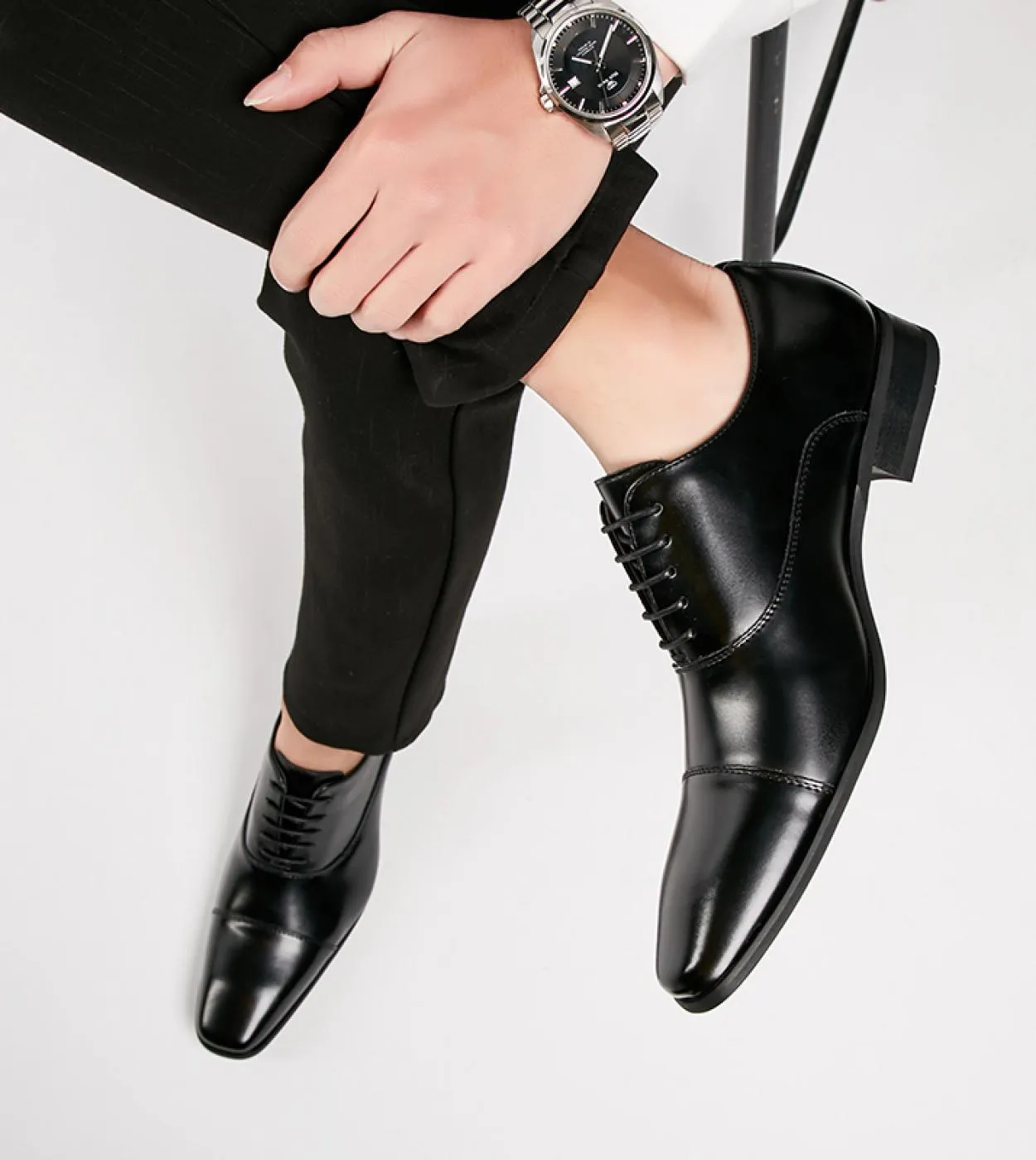 Scarpe da uomo stringate in vera pelle Oxford da uomo fatte a mano di lusso Scarpe da uomo formali da uomo daffari in stile bri