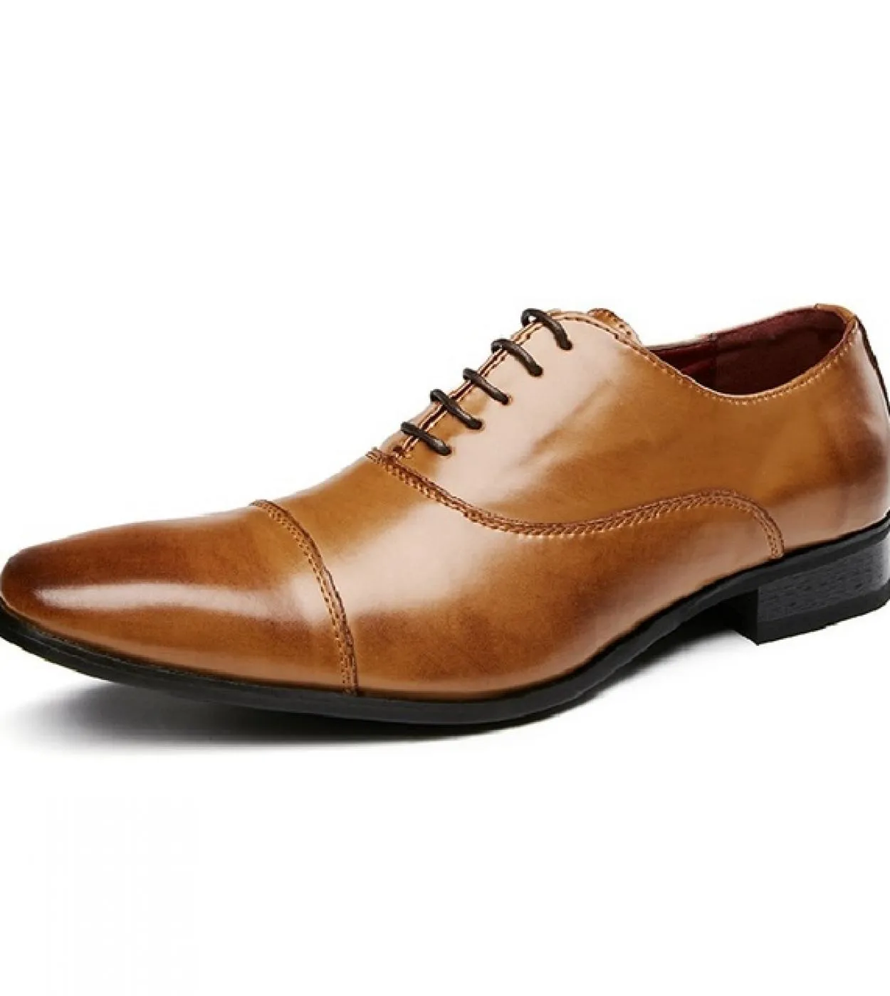 Scarpe da uomo stringate in vera pelle Oxford da uomo fatte a mano di lusso Scarpe da uomo formali da uomo daffari in stile bri