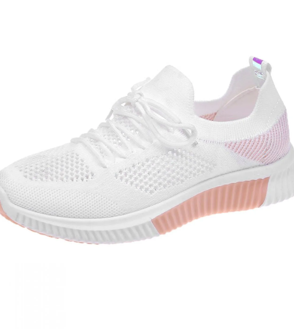 Scarpe estive da donna Sneakers Scarpe da corsa traspiranti in mesh leggero Scarpe da ginnastica casual da donna Allenamento pri