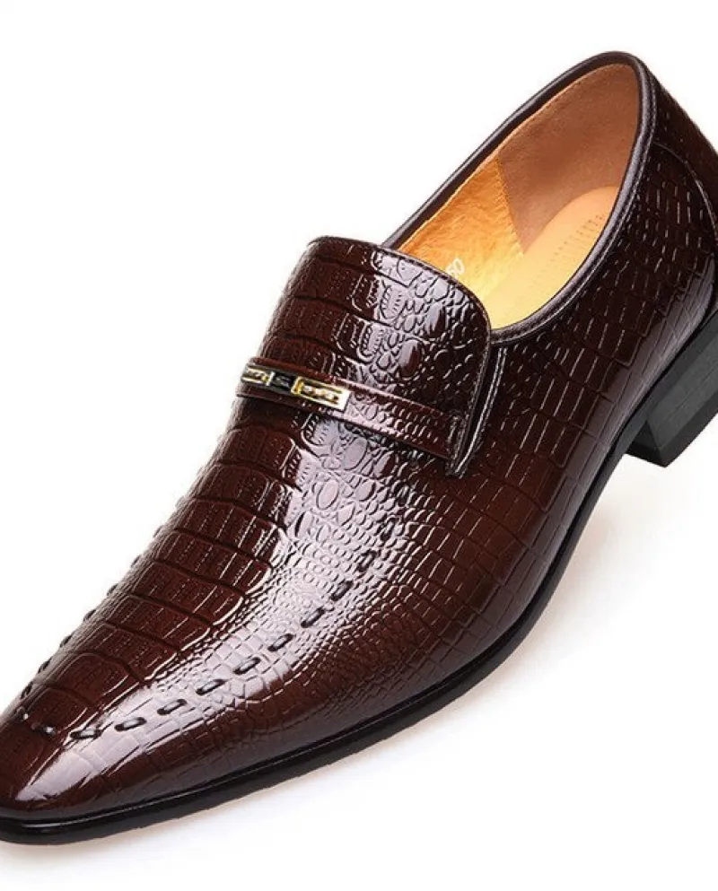 Scarpe sociali da uomo di lusso Mocassini casual da ufficio per ufficio Scarpe comode con punta quadrata Slipon originali Zapato