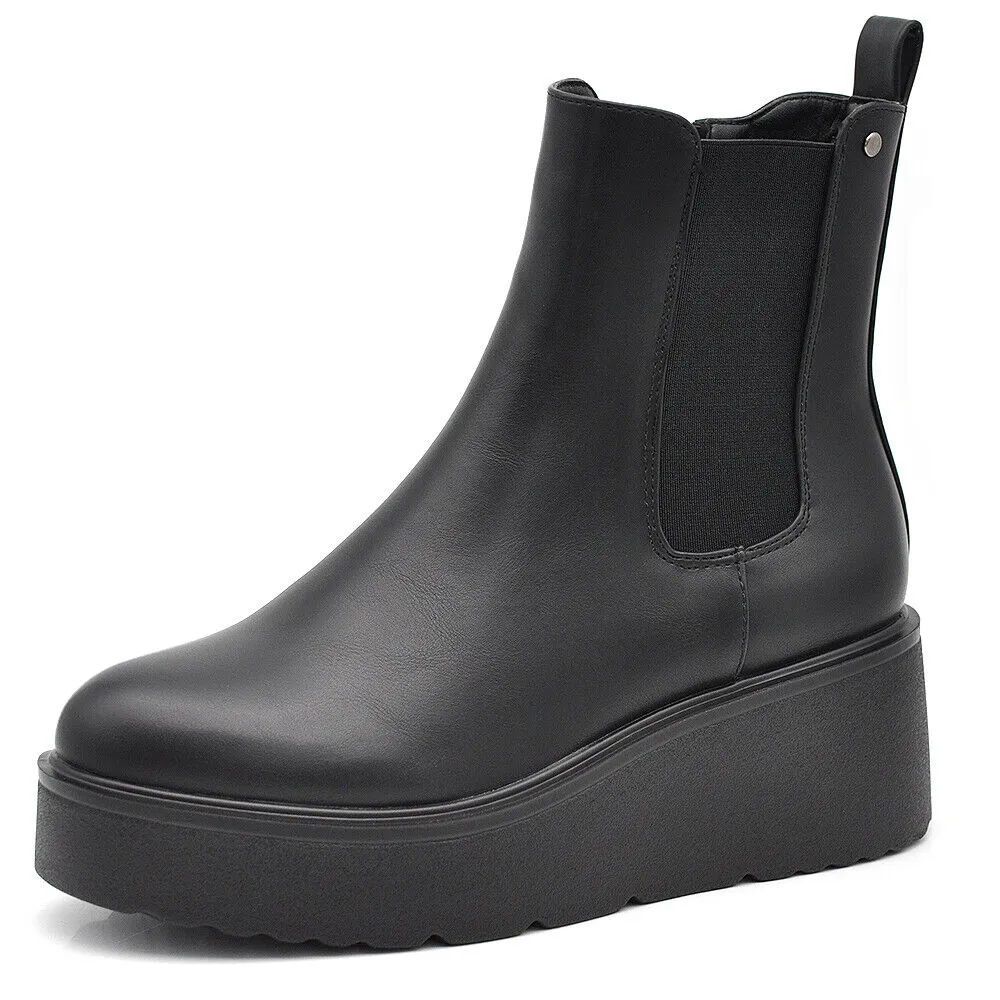 Scarpe Stivaletti Da Donna Con Zeppa Platform XG110