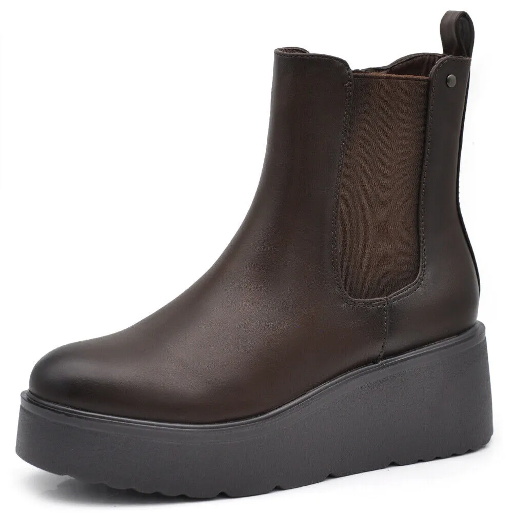 Scarpe Stivaletti Da Donna Con Zeppa Platform XG110