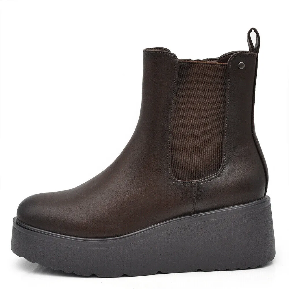 Scarpe Stivaletti Da Donna Con Zeppa Platform XG110