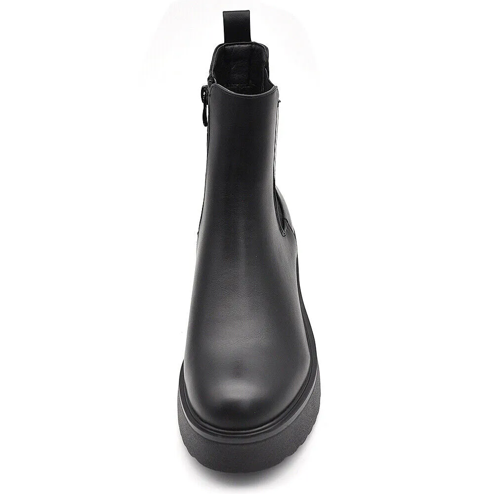 Scarpe Stivaletti Da Donna Con Zeppa Platform XG110