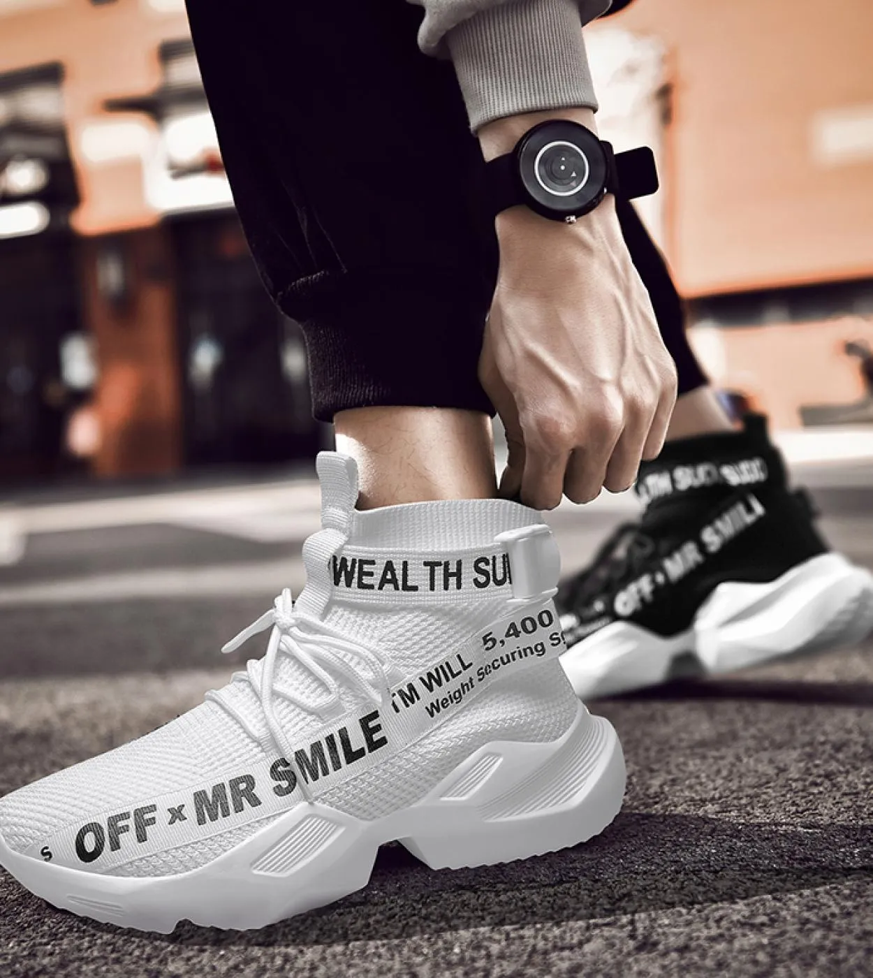 Scarpe Uomo Sneakers Uomo Casual Uomo Scarpe Tenis Scarpe di lusso Trainer Race Scarpe traspiranti Moda Mocassini Scarpa da cors