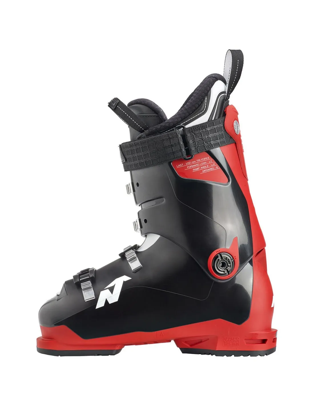 Scarponi da sci Nordica Sportmachine 100 Nero / Rosso / Bianco