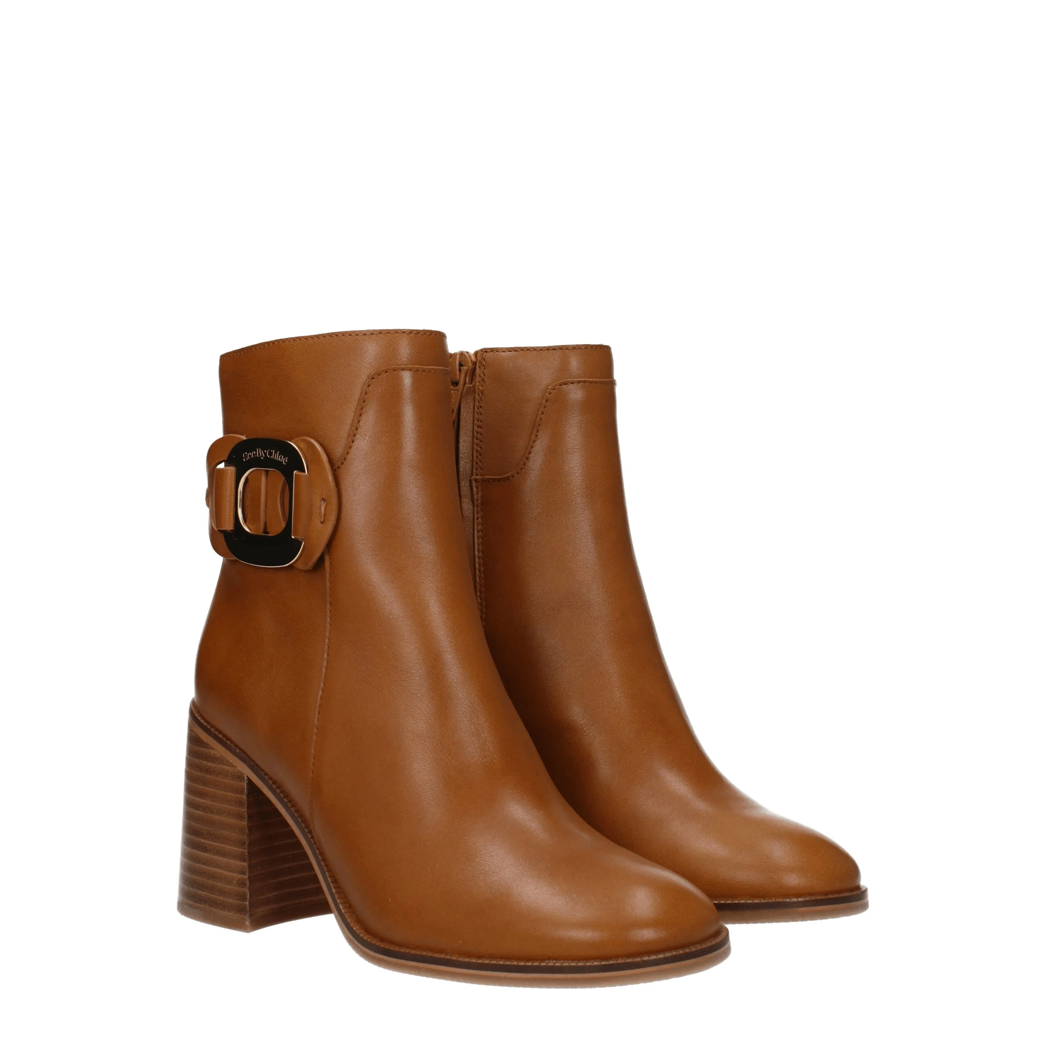 See by Chloé Stivaletti Zelda Donna Pelle Marrone/Tan