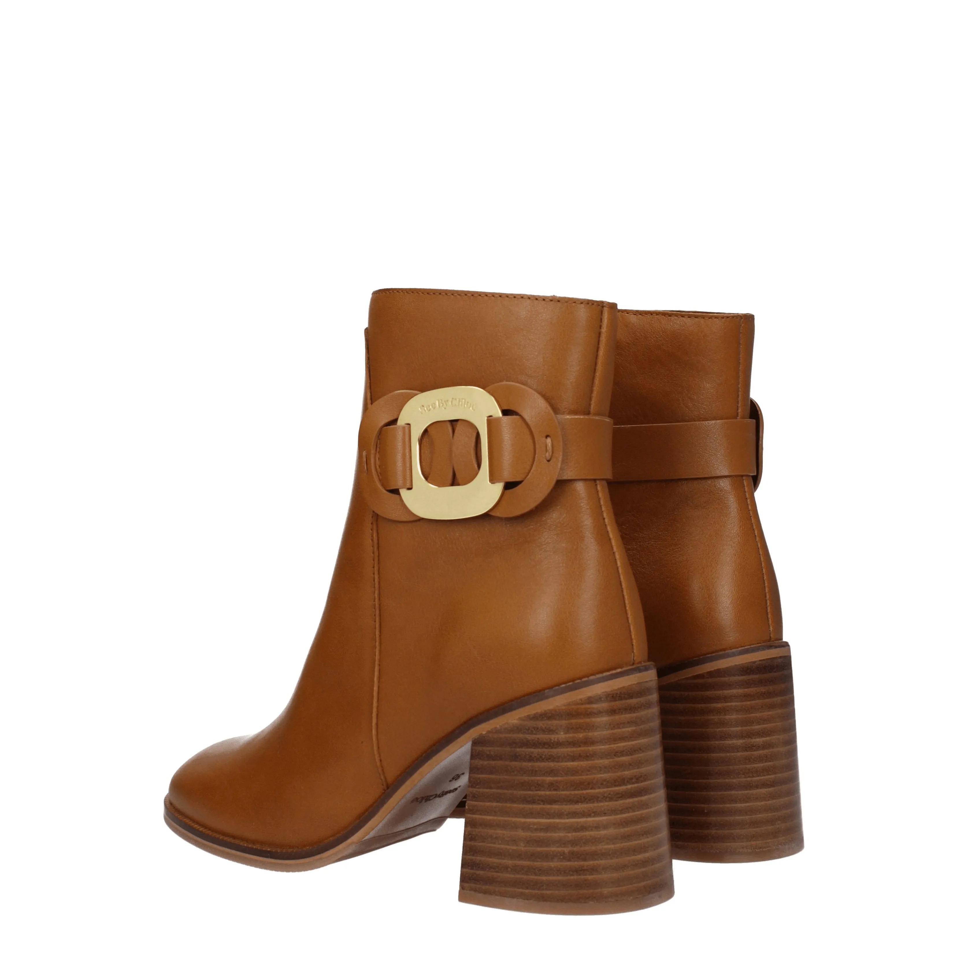See by Chloé Stivaletti Zelda Donna Pelle Marrone/Tan