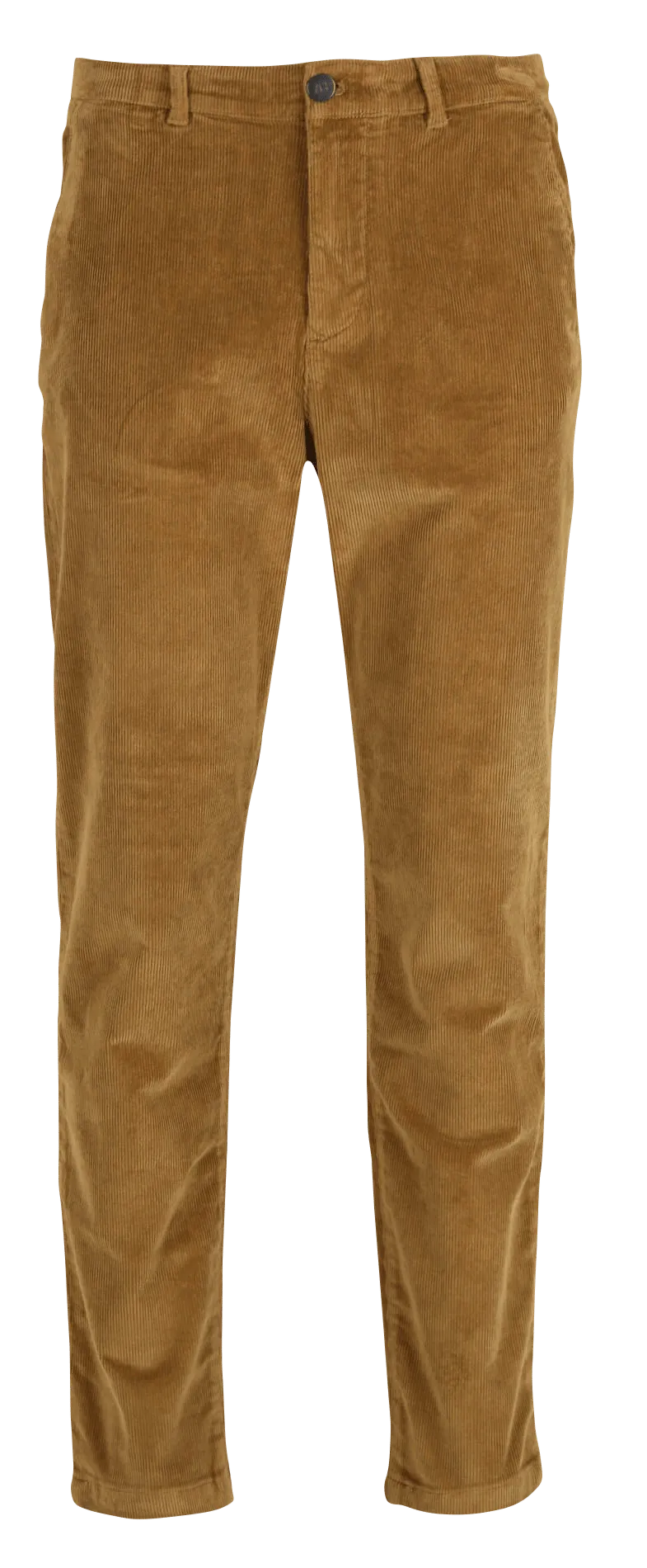  SELECTED   Pantaloni slim in velluto a coste e misto cotone | Marrone