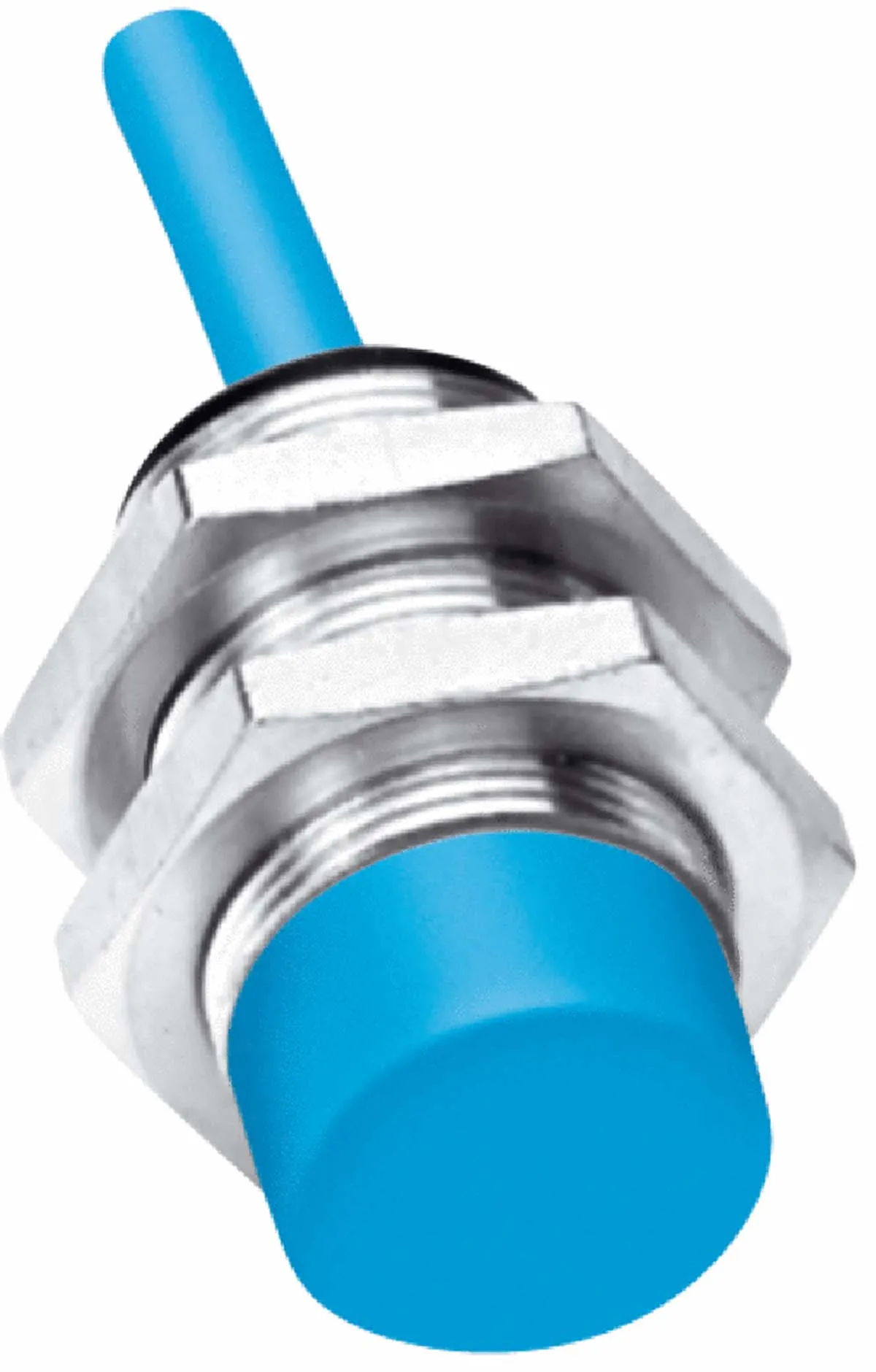 Sensore di prossimità Cilindro filettato SICK, M18, rilevamento 8 mm, 7,5 → 25 V cc