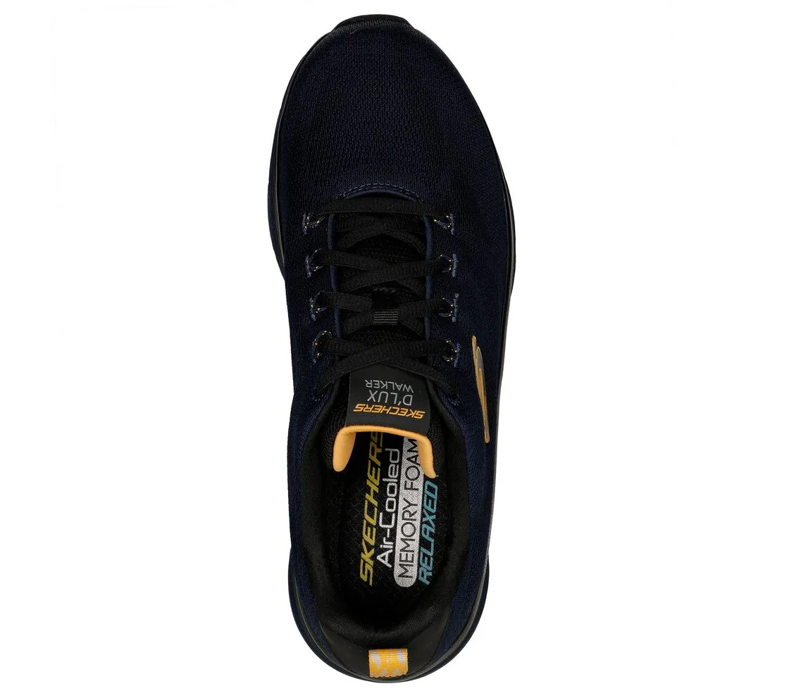 Skeckers men's walking shoe D'Lux Walker Get Oasis 232362/NVYL blue-yellow 