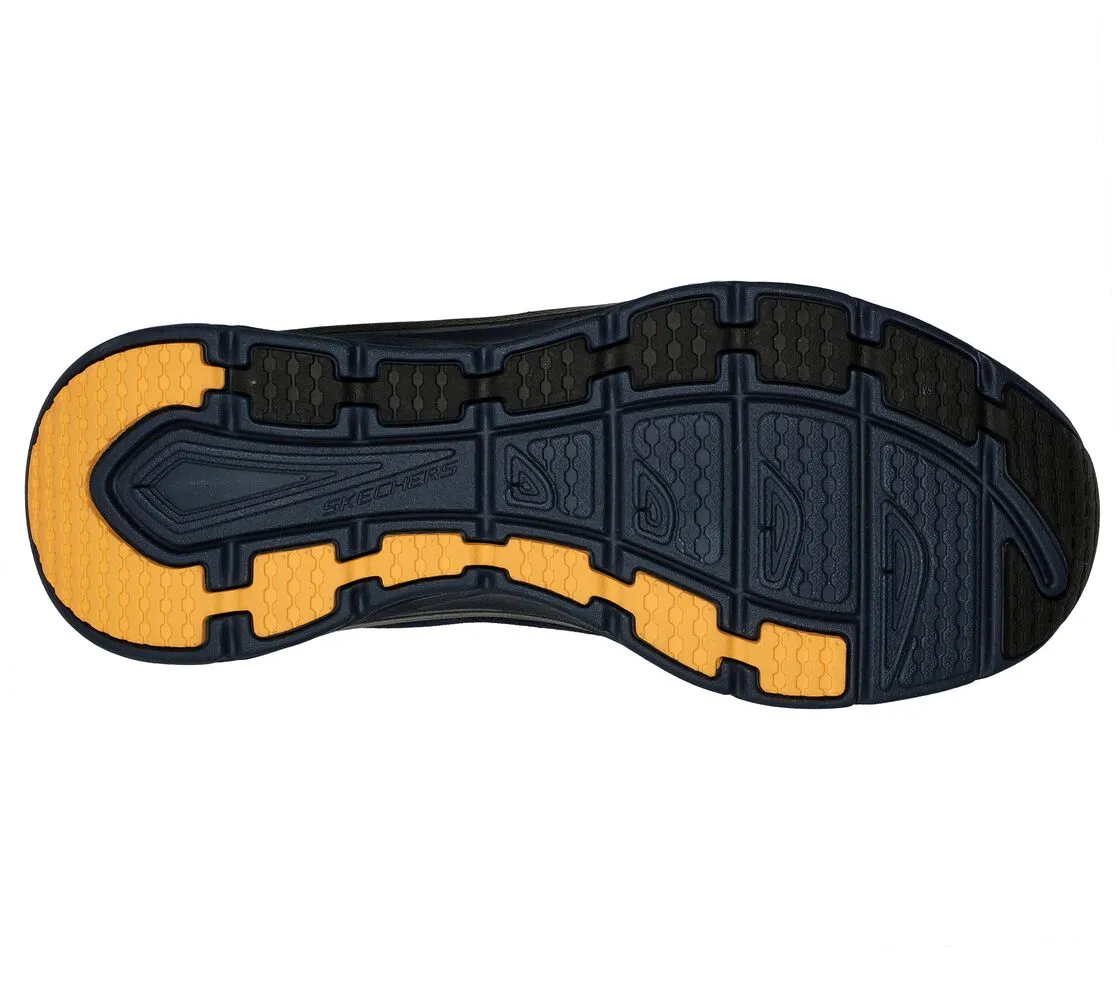 Skeckers men's walking shoe D'Lux Walker Get Oasis 232362/NVYL blue-yellow 