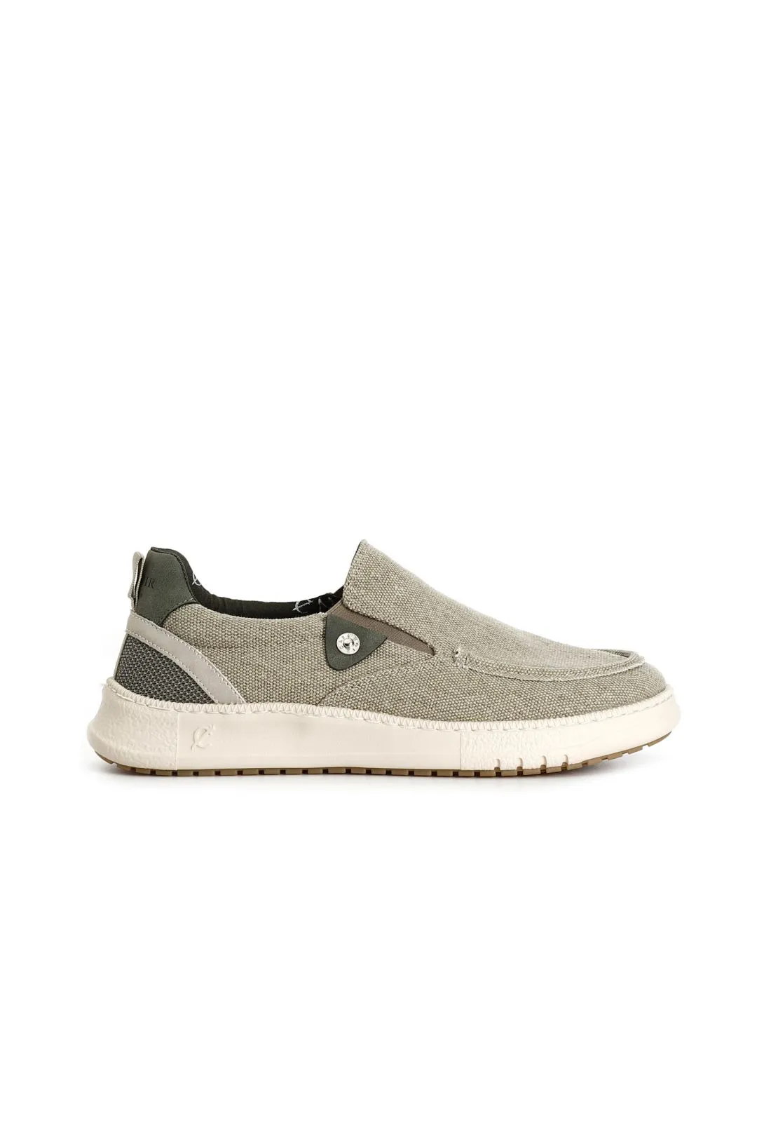 slip-on in tessuto sabbia