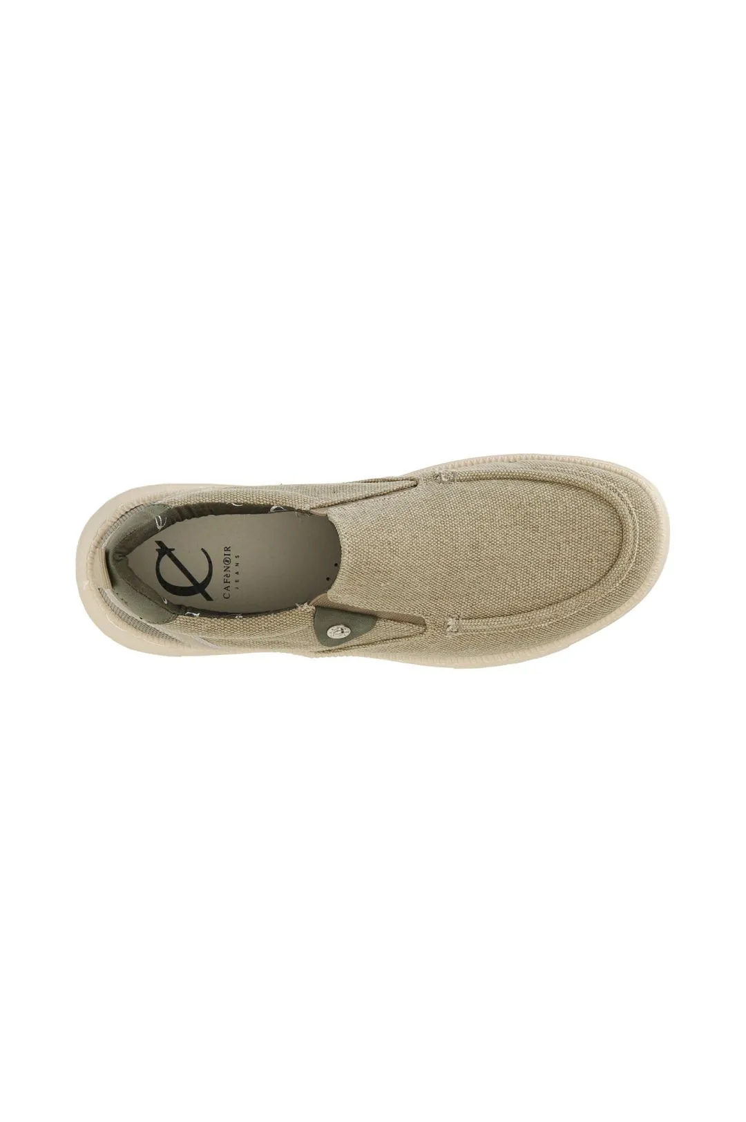 slip-on in tessuto sabbia