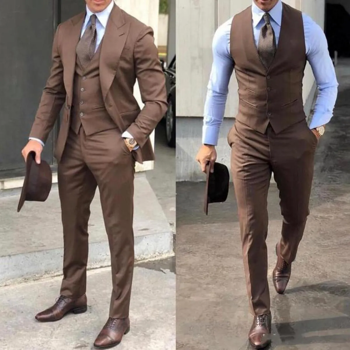 Smoking da sposa di classe Abiti da uomo Slim Fit Risvolto con visiera One Button Prom Bestman Groomsmen Blazer Disegni Giacca P