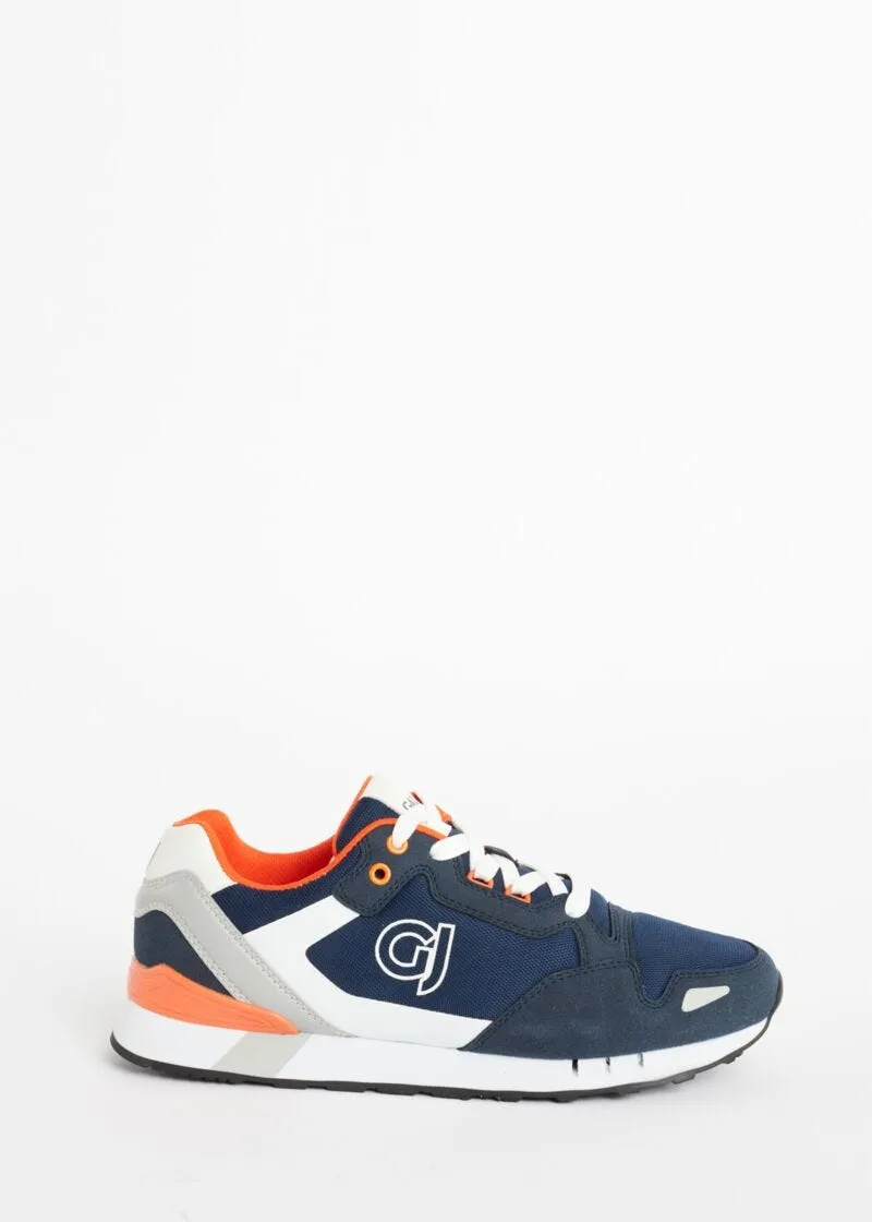 Sneaker con inserti a contrasto