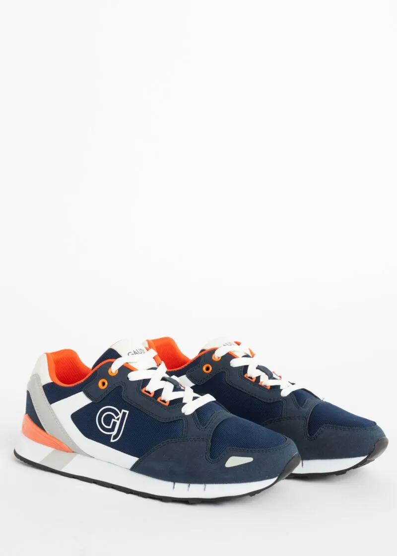 Sneaker con inserti a contrasto