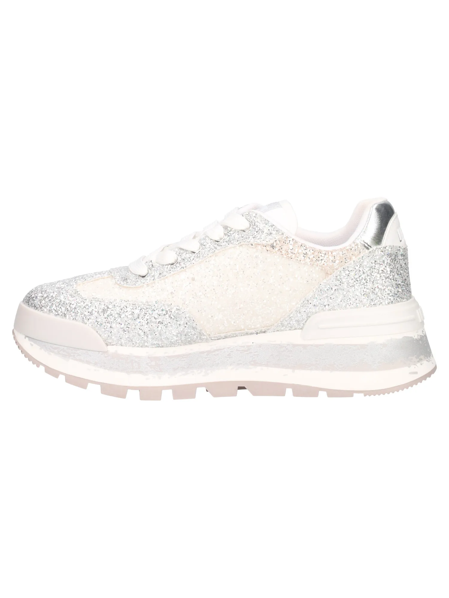 Sneaker platform Liu Jo Amazing 26 da donna argento glitter