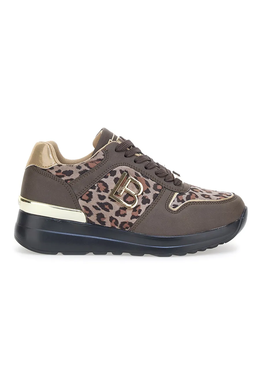 Sneakers con Zeppa Laura Biagiotti 7807 Leopardate