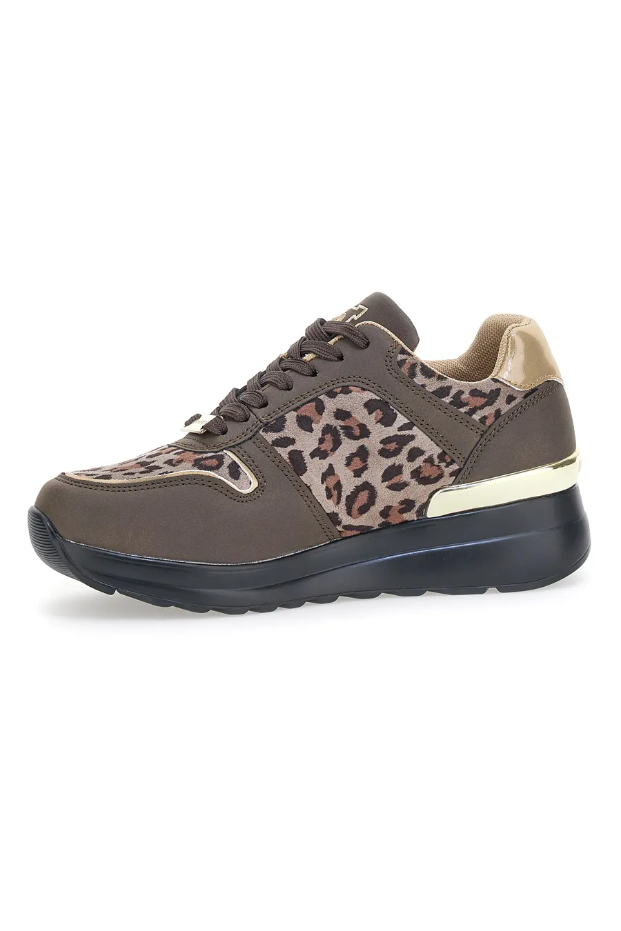 Sneakers con Zeppa Laura Biagiotti 7807 Leopardate