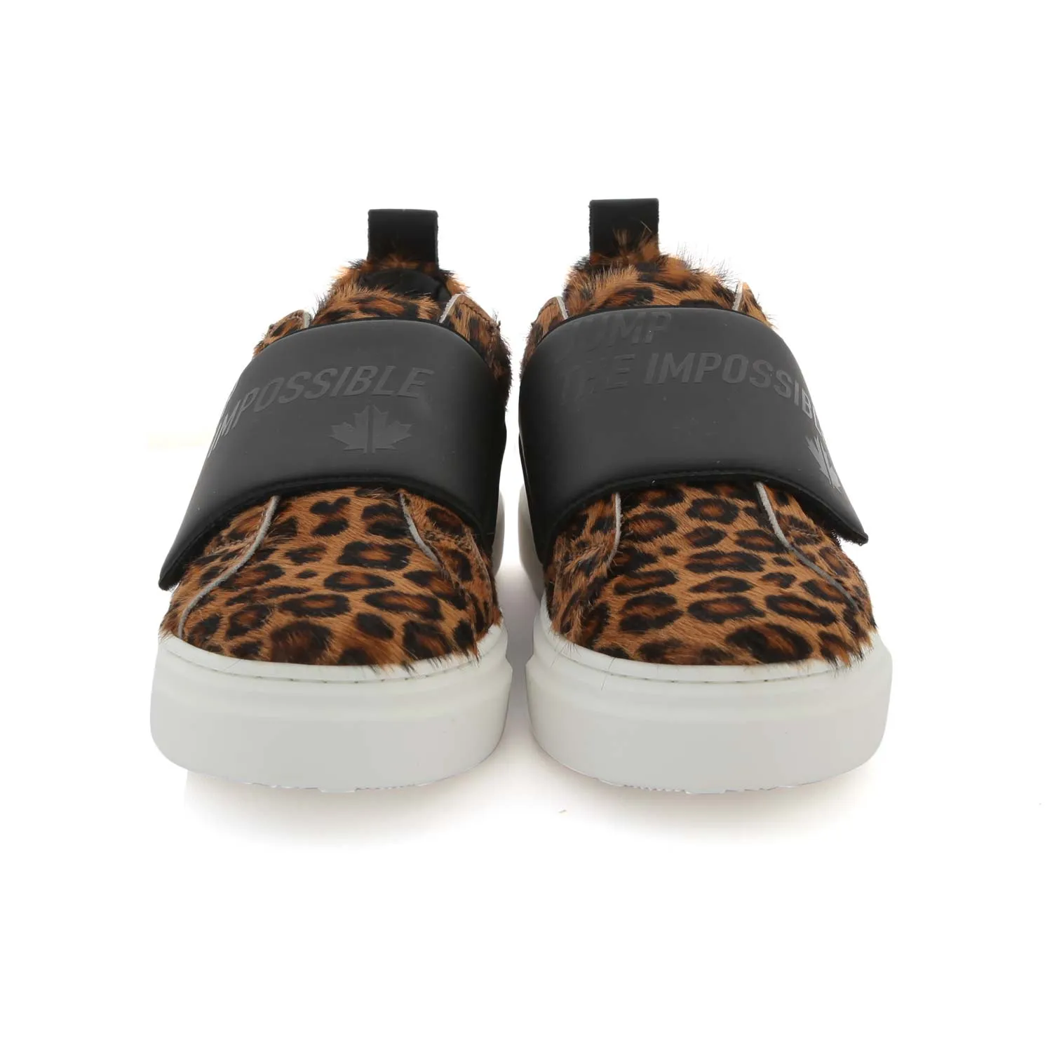 Sneakers Slip-On Leopardata Bambina E Teen