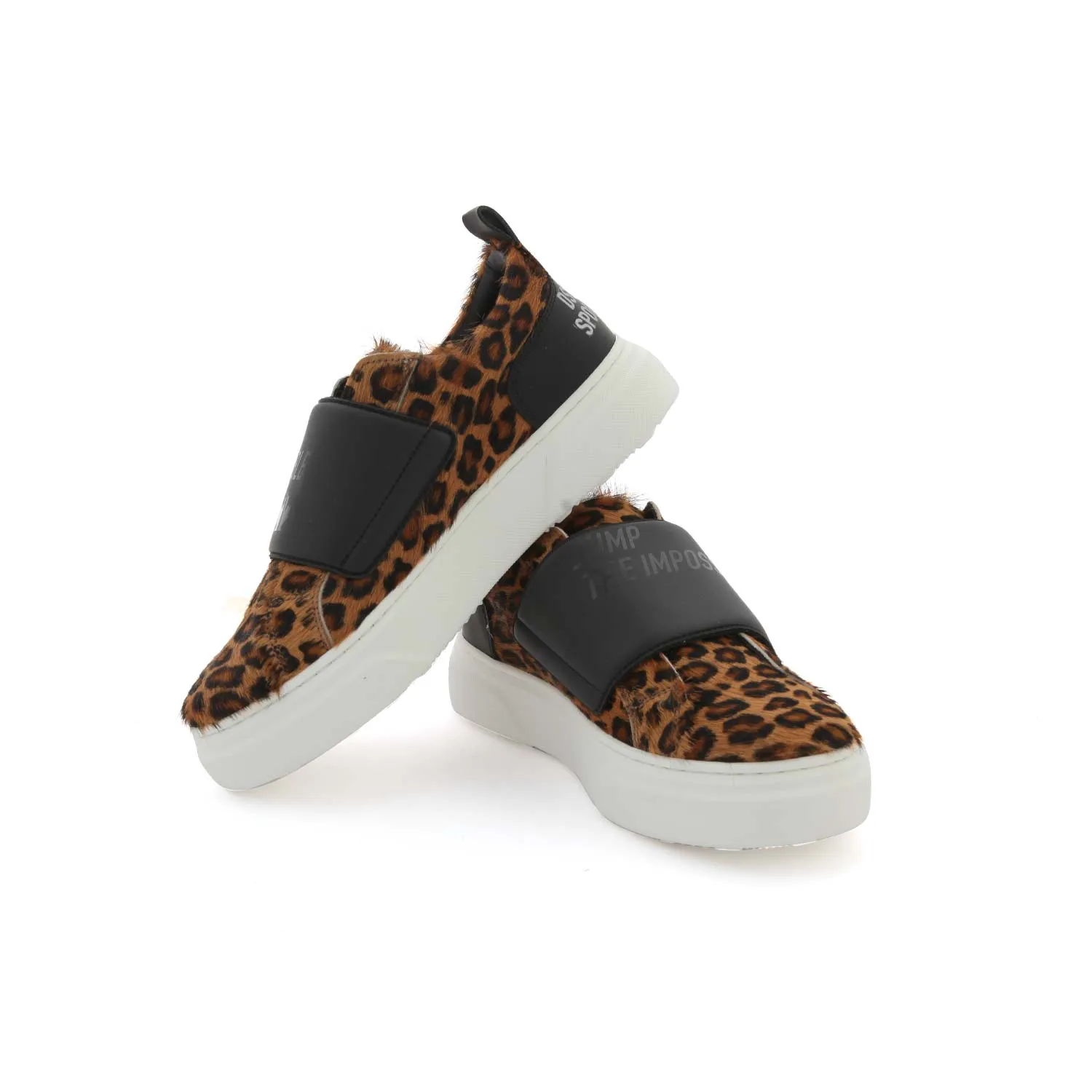 Sneakers Slip-On Leopardata Bambina E Teen
