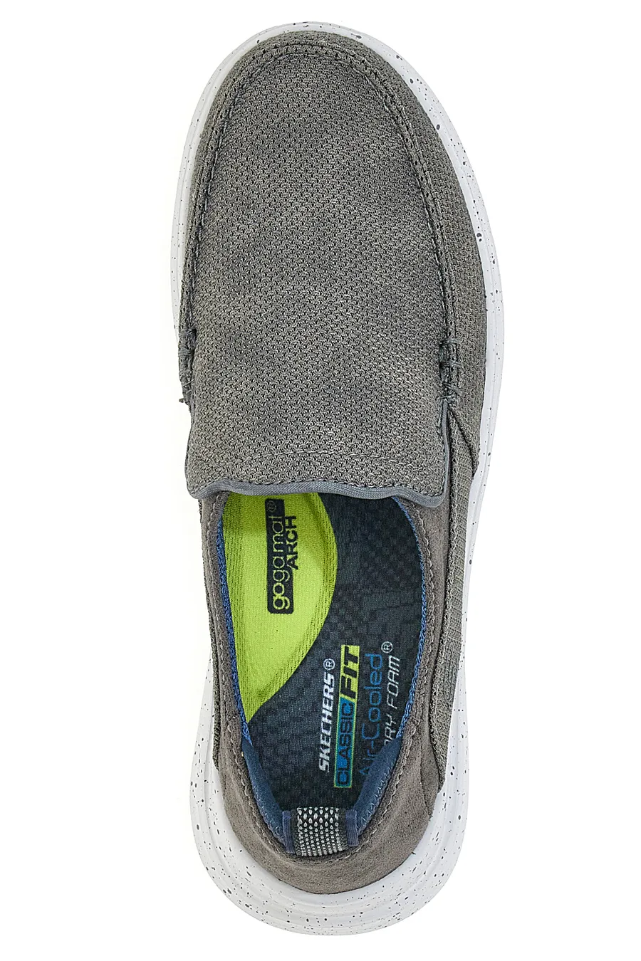 SNEAKERS SLIP-ON SKECHERS PROVEN RENCO TAUPE