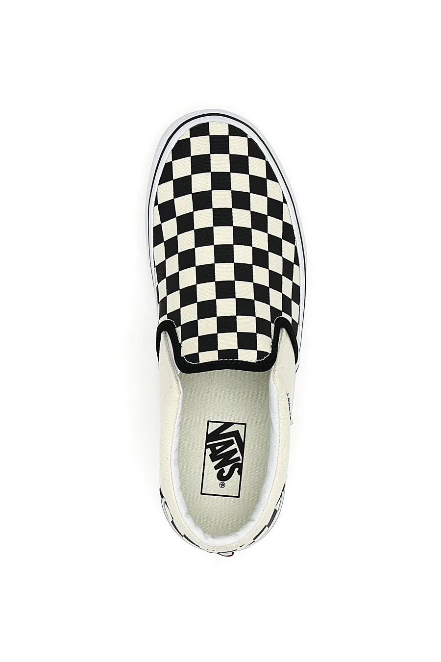 Sneakers Slip-on Vans 001 Bianche/Nere