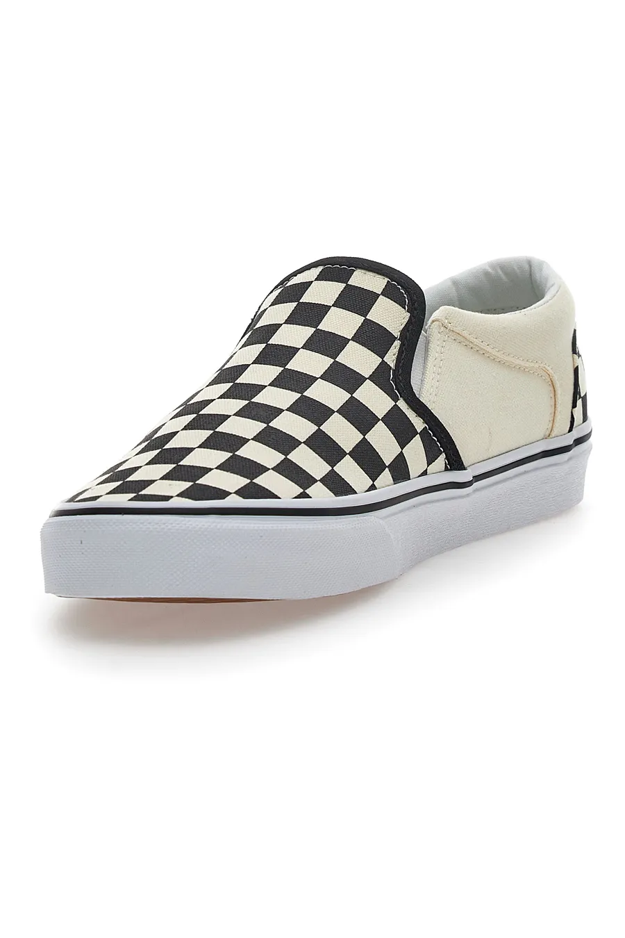 Sneakers Slip-on Vans 001 Bianche/Nere