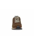Sneakers Voile Blanche LIAM PUMP in nabuk e pelle marrone e cuoio