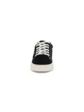 Sneakers Windsor Smith SWEET SUEDE BLACK in camoscio nero e bianco