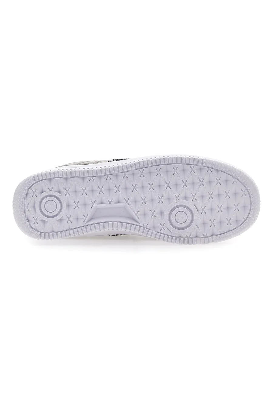  SOPRANI Sneakers Flatform Soprani Jimmy Glitter Piombo