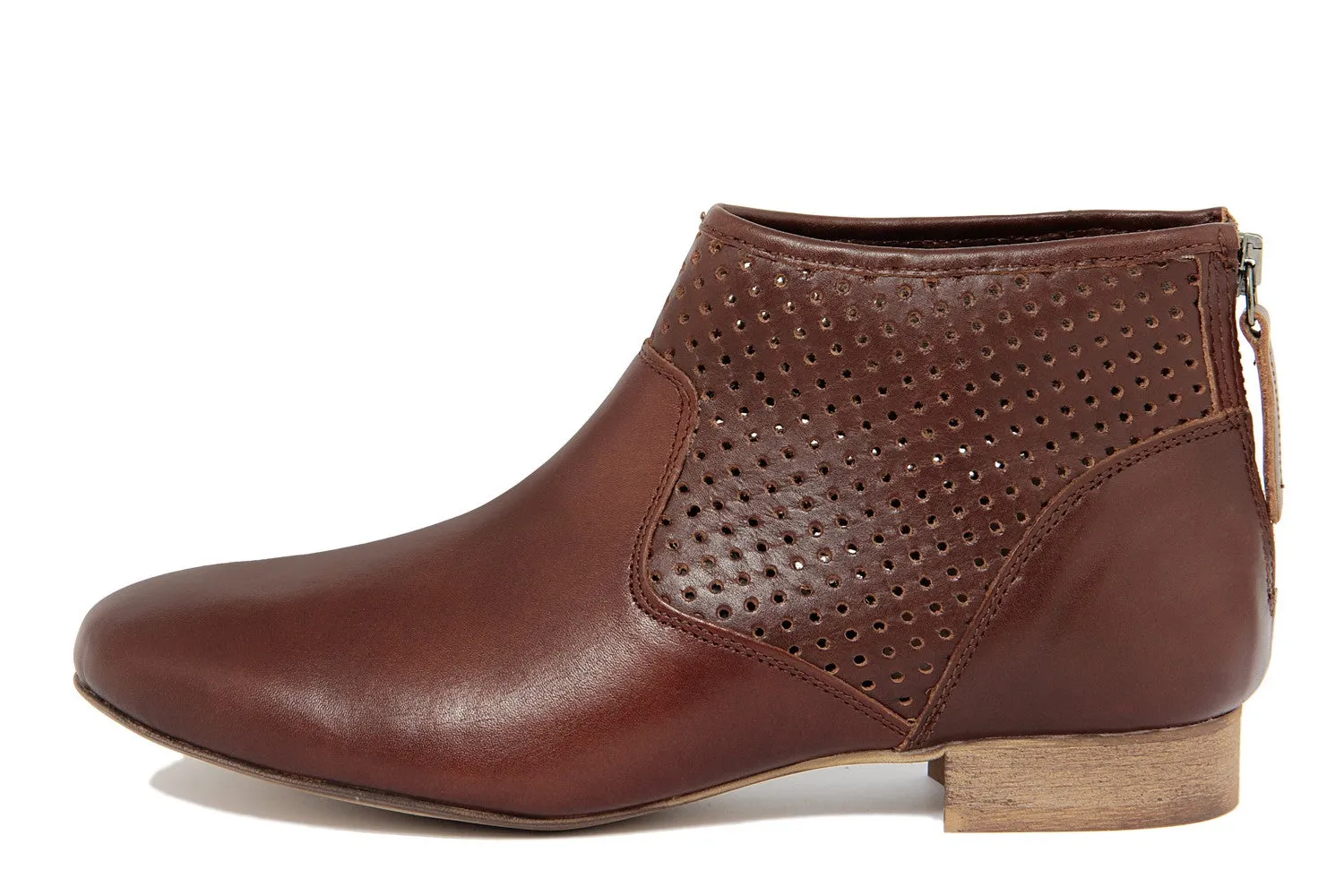 Stivaletti Donna In Pelle Marrone