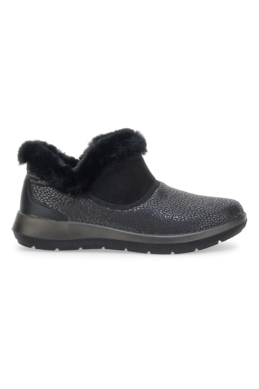 Stivaletti in Eco Fur Inblu 34 WG Nero