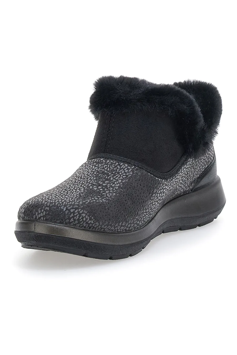 Stivaletti in Eco Fur Inblu 34 WG Nero
