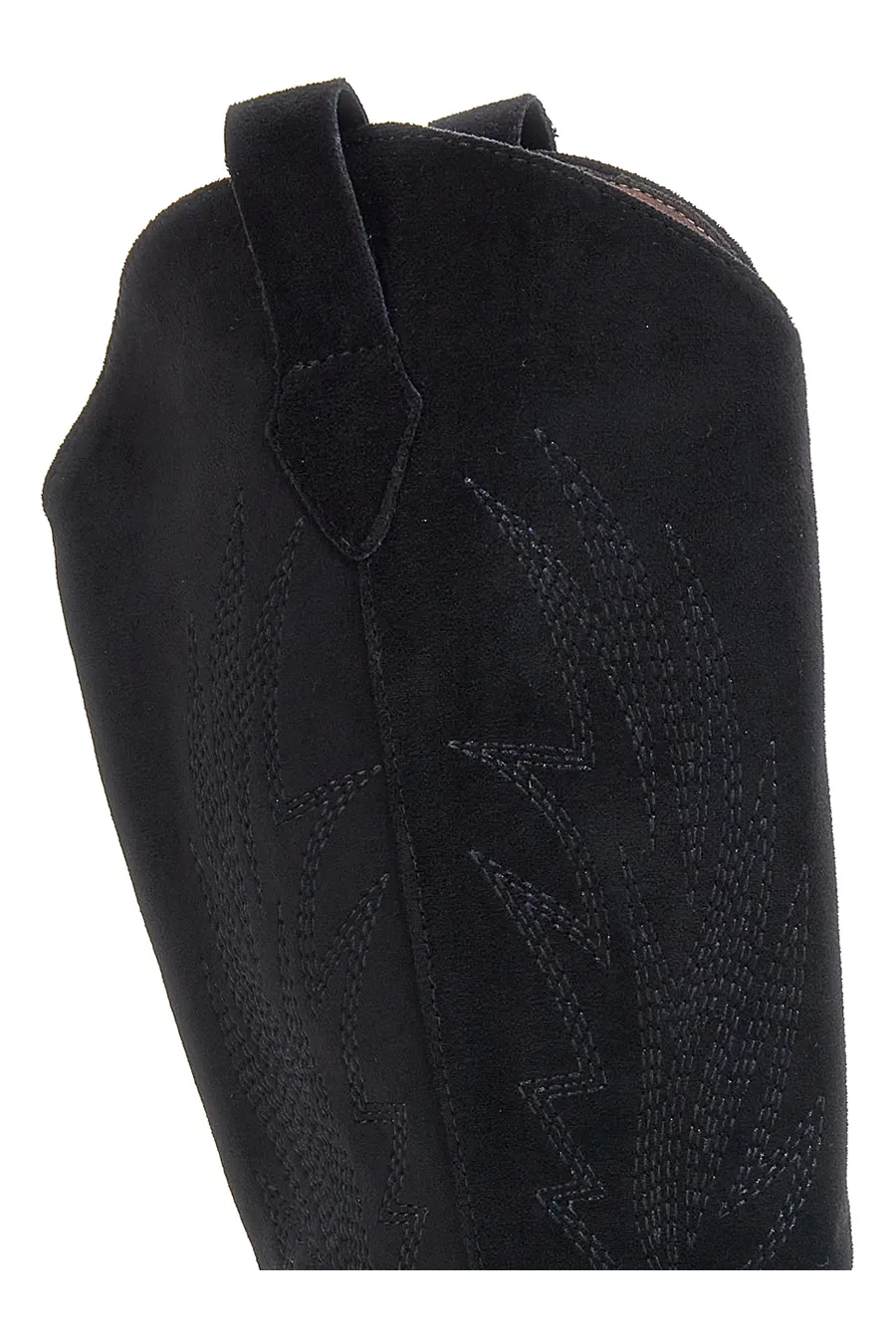Stivaletti Texani Neri Con Tacco Mon Dieu 23057