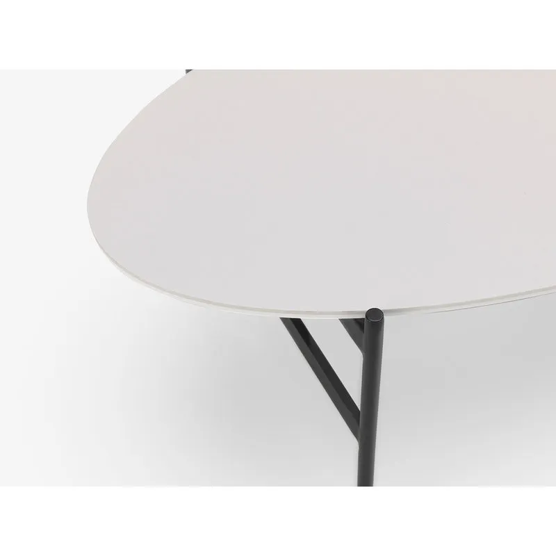 Stones Tavolino (110 x 50 x 76h), bianco