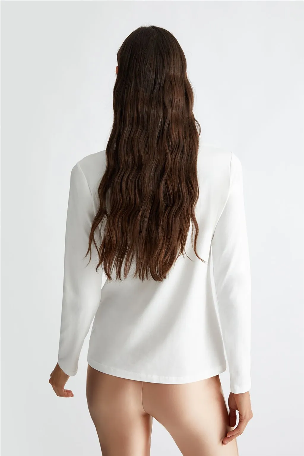 T-shirt bianca da donna Liu Jo con logo 4077