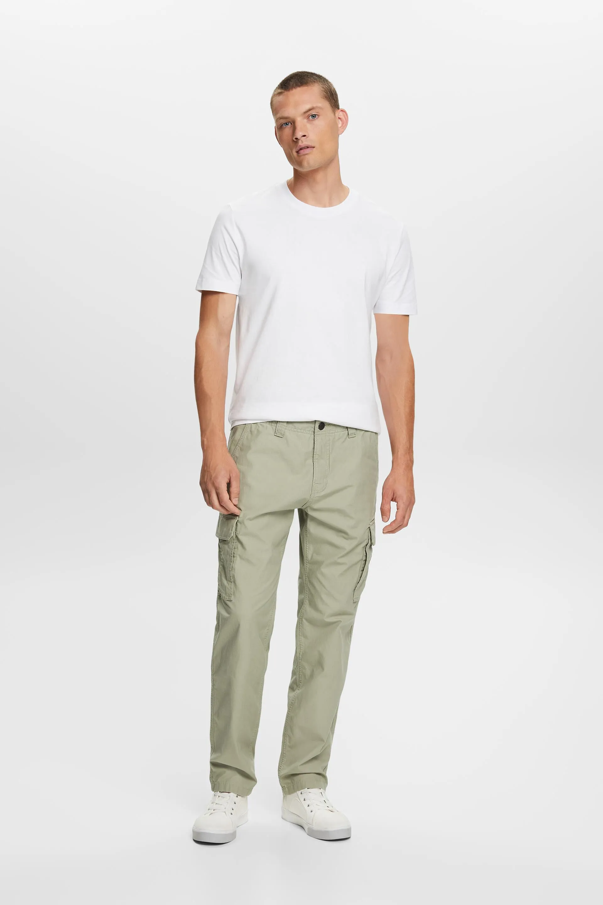 T-shirt girocollo in jersey di cotone Pima