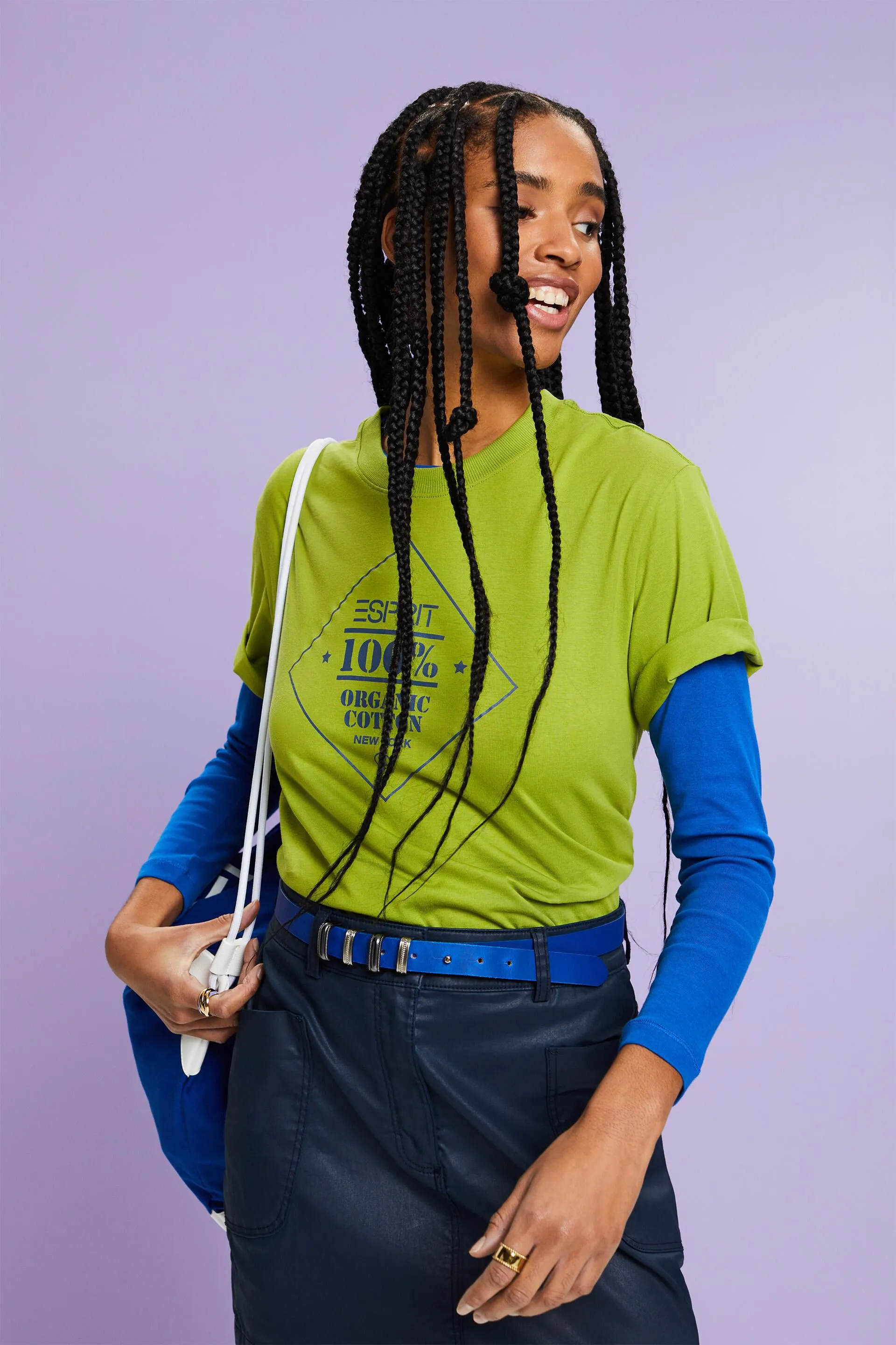 T-shirt in cotone biologico con stampa